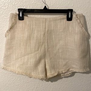 *Brand New* Boutique Cream Tweed Shorts